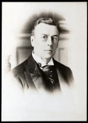 Portrait of Lord Joseph Chamberlain (1836-1914), British businessman, politician, and statesman